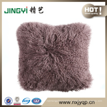 Long Hair Mongolian Fur Throw Pillows Cover